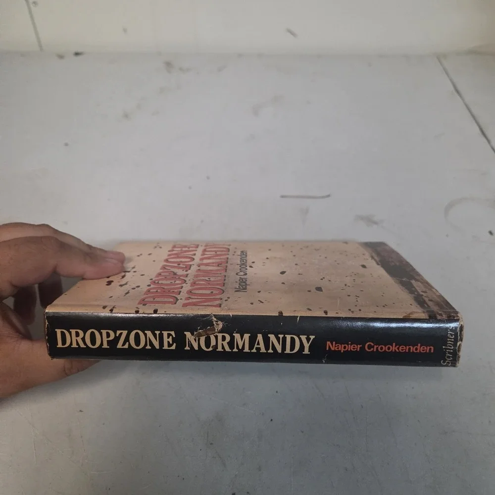 Dropzone Normandy Napier Crookenden 1976 HC Book Club Edition Dust Jacket